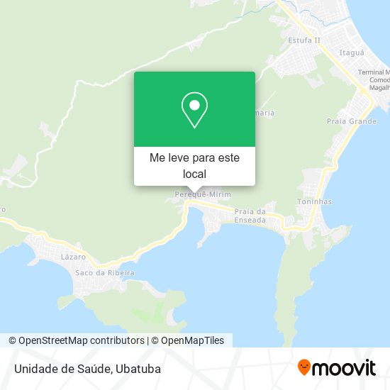 Unidade de Saúde mapa