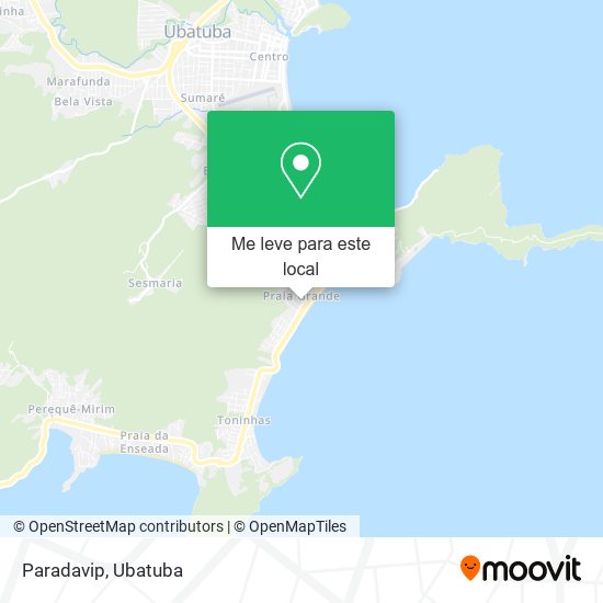 Paradavip mapa