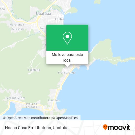 Nossa Casa Em Ubatuba mapa