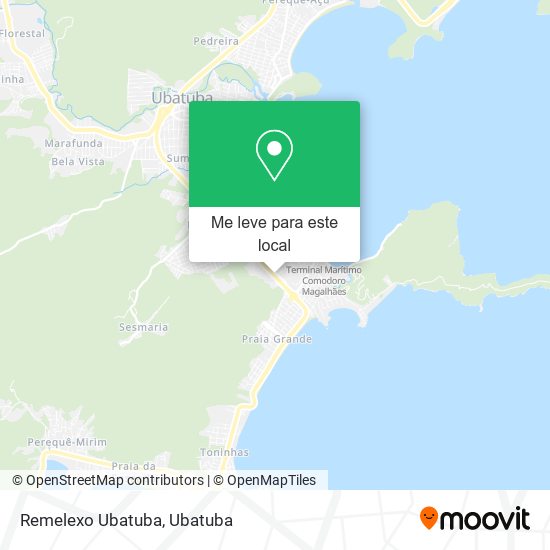 Remelexo Ubatuba mapa