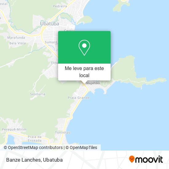 Banze Lanches mapa