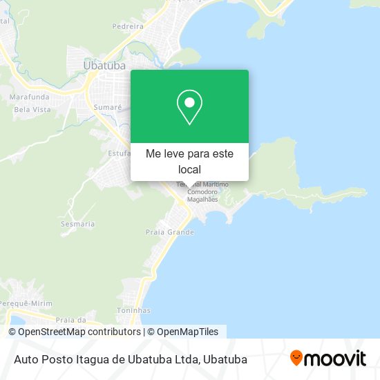 Auto Posto Itagua de Ubatuba Ltda mapa