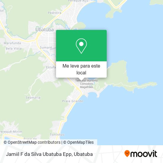 Jamiil F da Silva Ubatuba Epp mapa