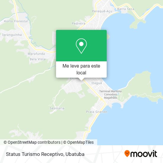 Status Turismo Receptivo mapa