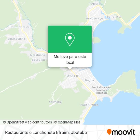 Restaurante e Lanchonete Efraim mapa