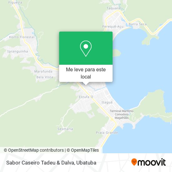 Sabor Caseiro Tadeu & Dalva mapa