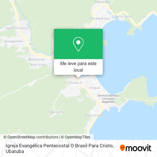 Igreja Evangélica Pentecostal O Brasil Para Cristo mapa