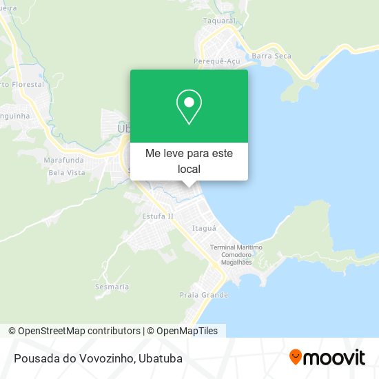 Pousada do Vovozinho mapa