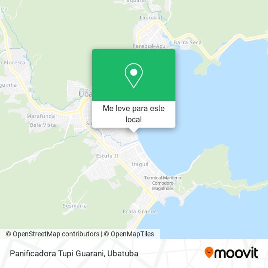 Panificadora Tupi Guarani mapa