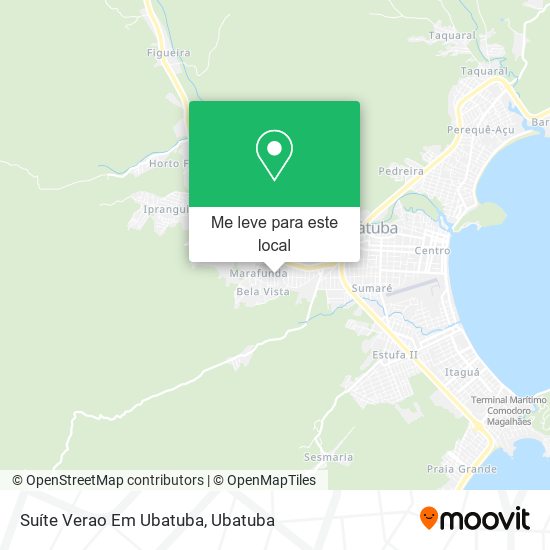 Suíte Verao Em Ubatuba mapa