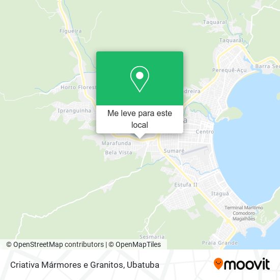 Criativa Mármores e Granitos mapa