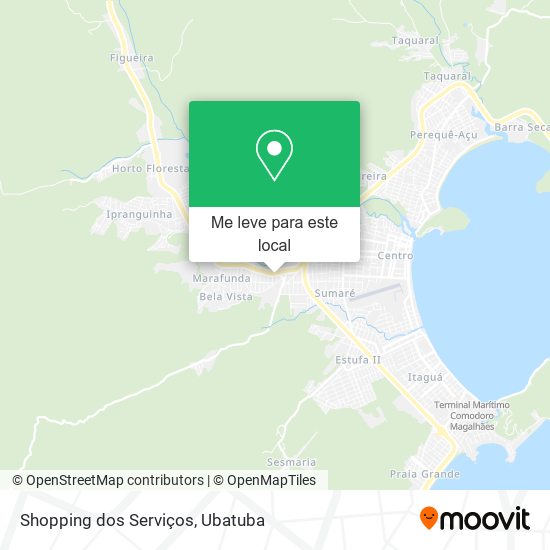 Shopping dos Serviços mapa