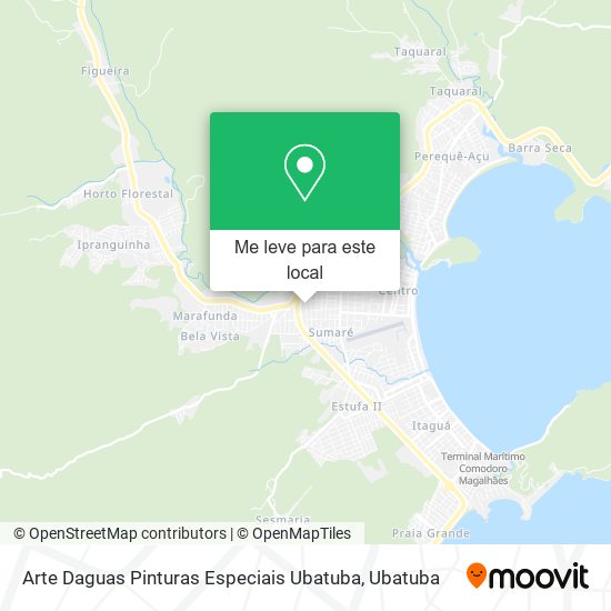 Arte Daguas Pinturas Especiais Ubatuba mapa