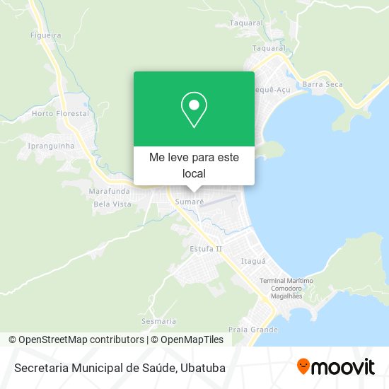 Secretaria Municipal de Saúde mapa