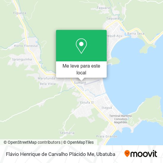 Flávio Henrique de Carvalho Plácido Me mapa