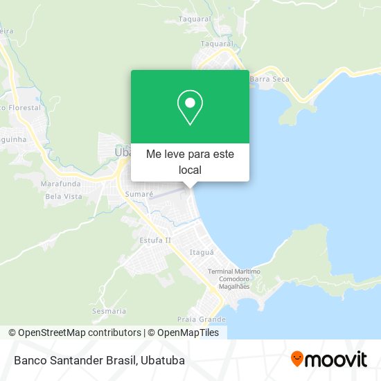 Banco Santander Brasil mapa