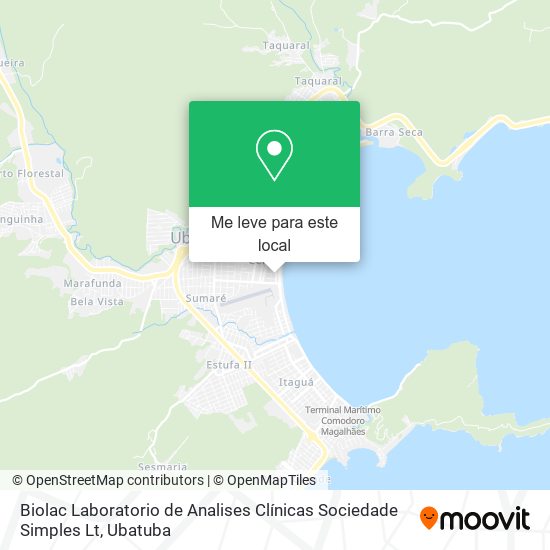 Biolac Laboratorio de Analises Clínicas Sociedade Simples Lt mapa