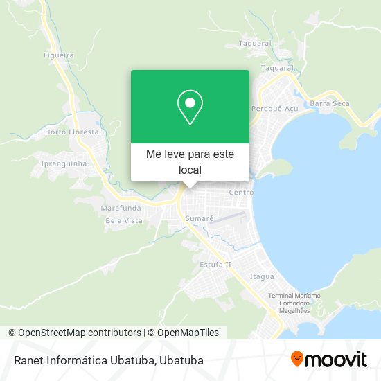 Ranet Informática Ubatuba mapa