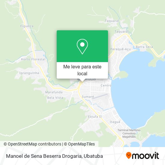 Manoel de Sena Beserra Drogaria mapa