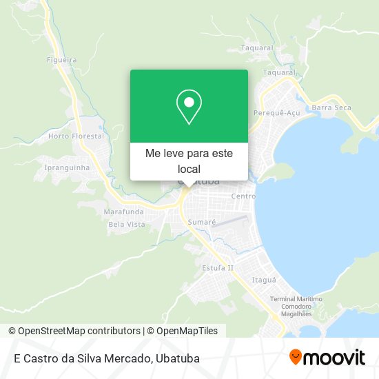 E Castro da Silva Mercado mapa