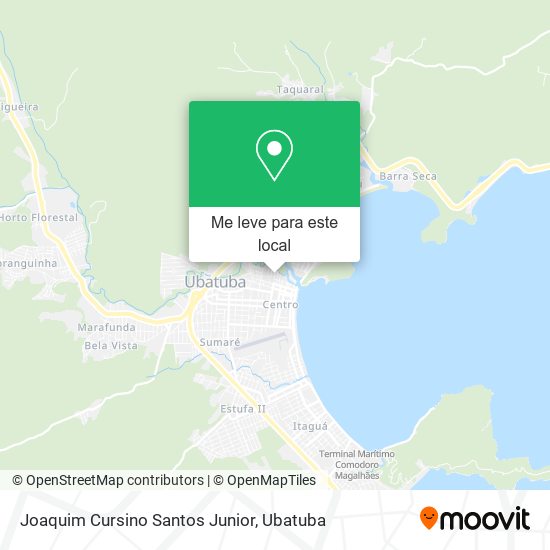 Joaquim Cursino Santos Junior mapa