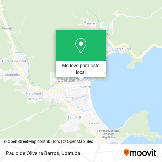 Paulo de Oliveira Barros mapa
