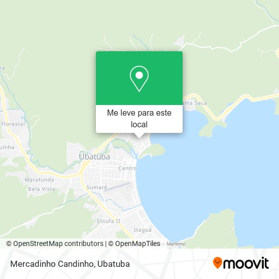 Mercadinho Candinho mapa