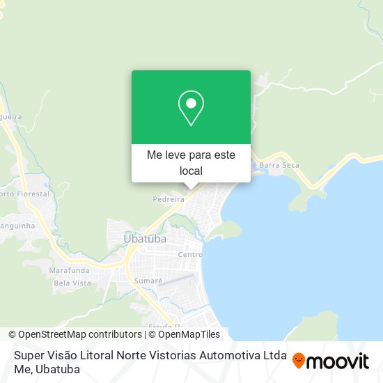 Super Visão Litoral Norte Vistorias Automotiva Ltda Me mapa