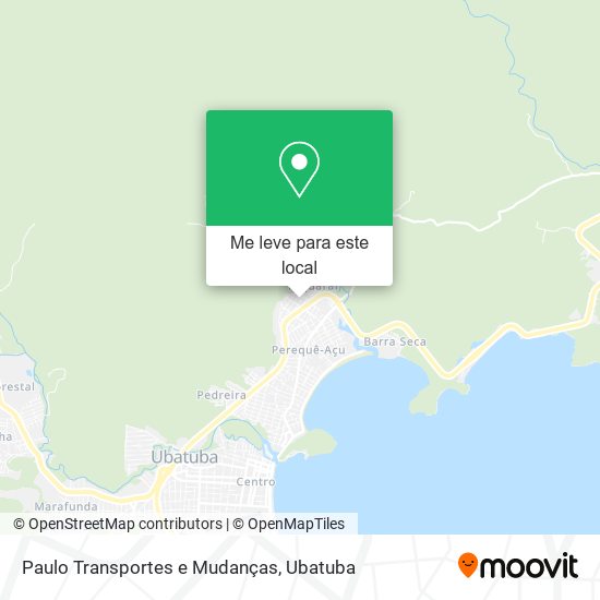 Paulo Transportes e Mudanças mapa