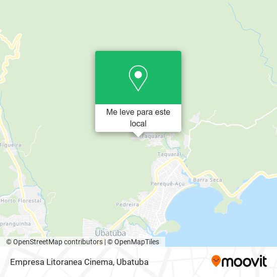 Empresa Litoranea Cinema mapa