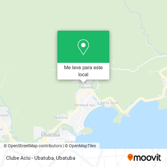 Clube Aciu - Ubatuba mapa