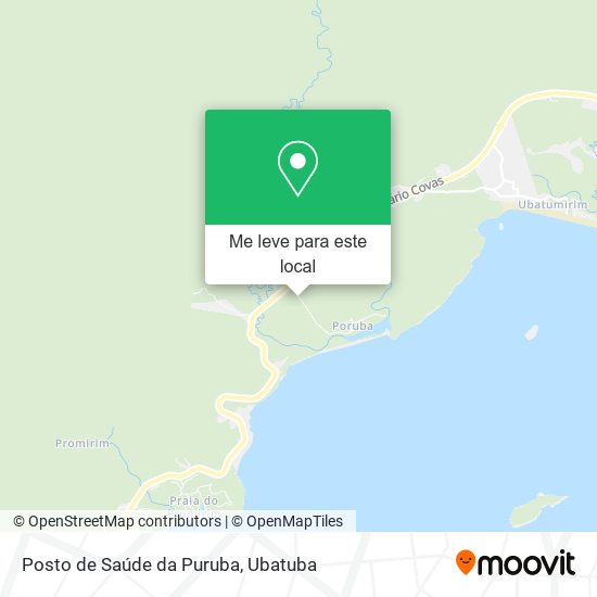 Posto de Saúde da Puruba mapa