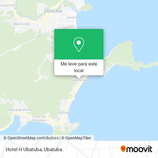 Hotel H Ubatuba mapa