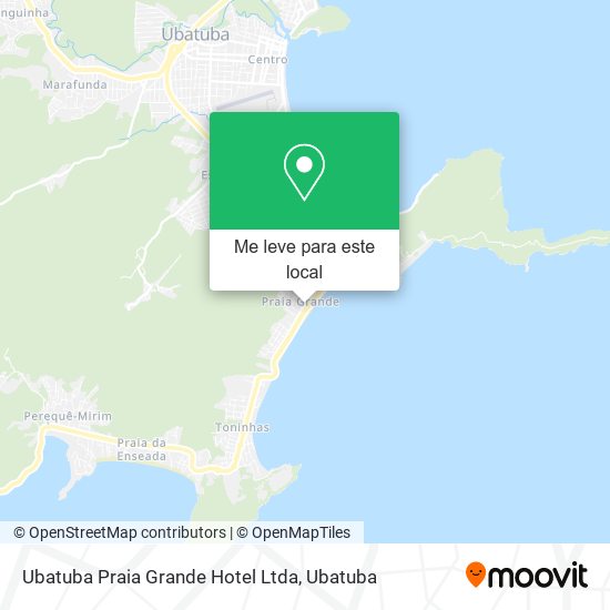Ubatuba Praia Grande Hotel Ltda mapa