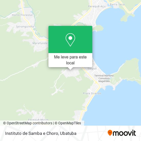 Instituto de Samba e Choro mapa