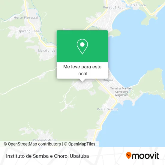 Instituto de Samba e Choro mapa