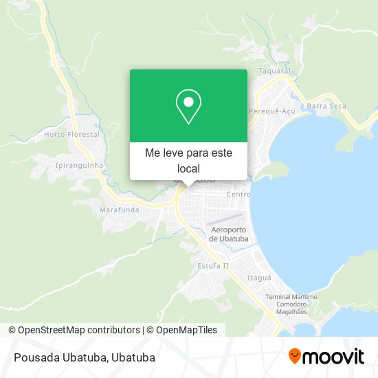 Pousada Ubatuba mapa