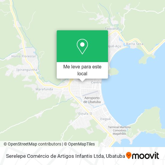 Serelepe Comércio de Artigos Infantis Ltda mapa