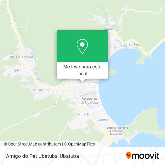 Amigo do Pet Ubatuba mapa