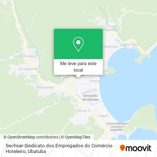 Sechsar-Sindicato dos Empregados do Comércio Hoteleiro mapa