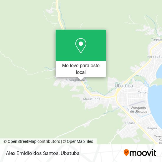 Alex Emidio dos Santos mapa