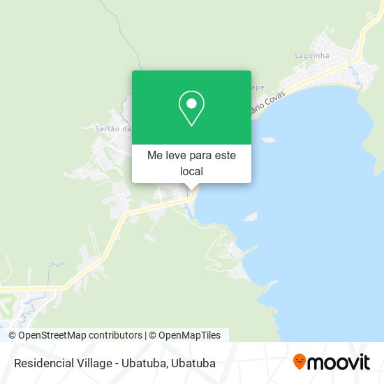 Residencial Village - Ubatuba mapa