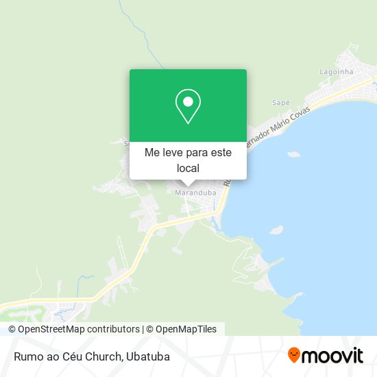 Rumo ao Céu Church mapa