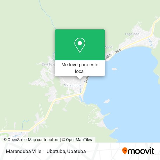 Maranduba Ville 1 Ubatuba mapa