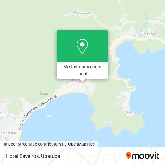 Hotel Saveiros mapa