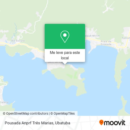 Pousada Anprf Três Marias mapa