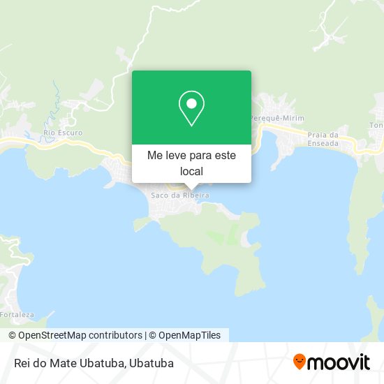 Rei do Mate Ubatuba mapa