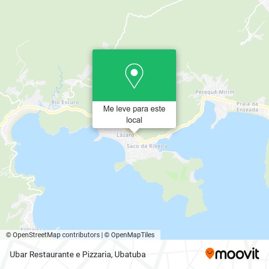 Ubar Restaurante e Pizzaria mapa
