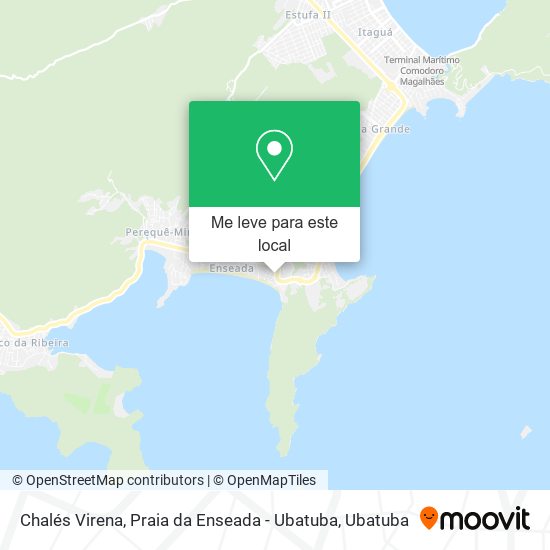 Chalés Virena, Praia da Enseada - Ubatuba mapa