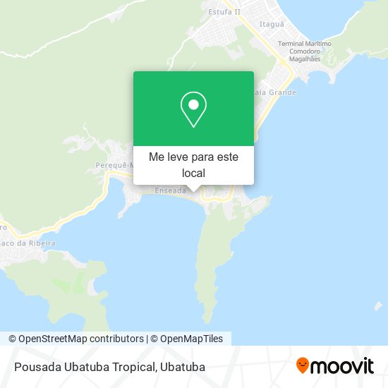 Pousada Ubatuba Tropical mapa